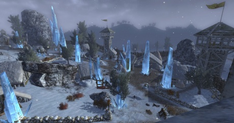 La même vue après l'attaque