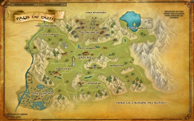 Carte du Pays de Dun