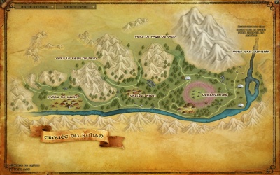 Carte de la Trouée du Rohan